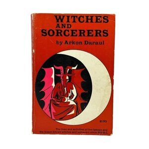 Witches and Sorcerers by Arkon Daraul (1966, Paperback) FIRST AMERICAN EDITION